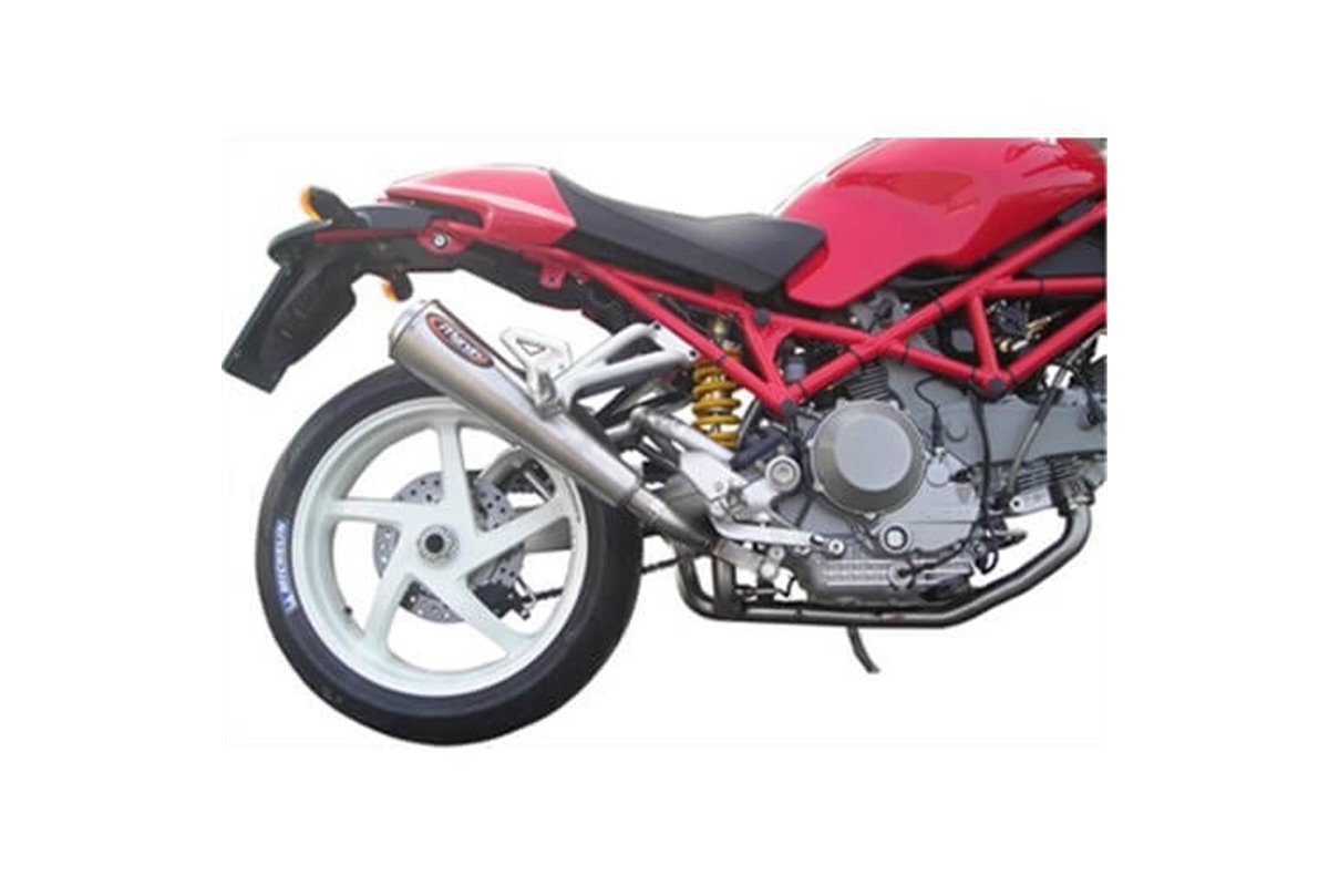 Paar Ducati-Terminals Monster S2R 1000 Räumen Edelstahl genehmigt