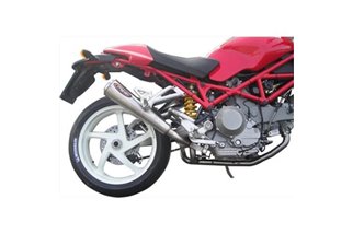 Paar Ducati-Terminals Monster S2R 1000 Räumen Edelstahl genehmigt