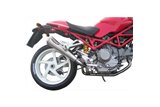 Paar Ducati-Terminals Monster S2R 1000 Räumen Edelstahl genehmigt