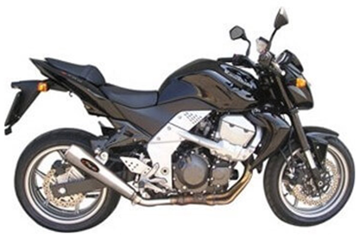 Auspuff-Abgas-Auspuff-Auspuff-Rennstahl-Stil Kawasaki Z 750 2007 markt