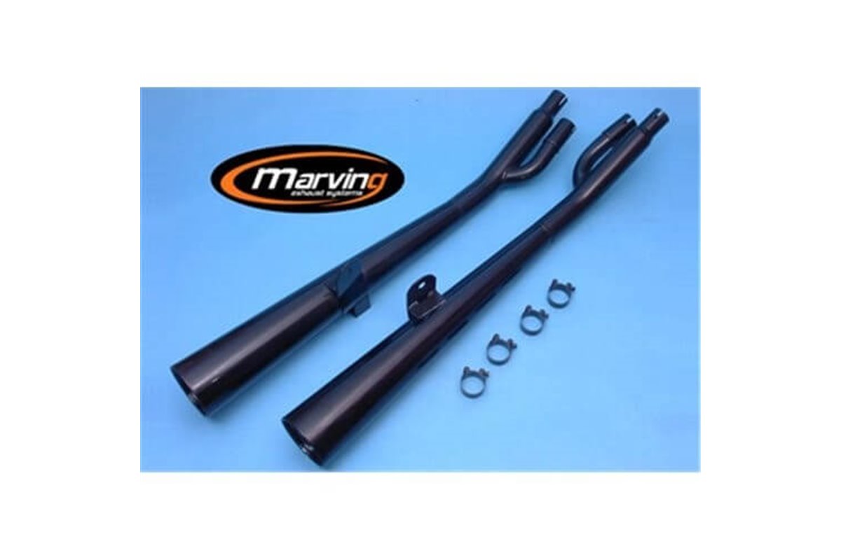 Paar Auspuffterminals Suzuki GSX 400 FWS 1980 1999 Marktieren