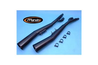 SILENCER EXHAUST BLACK MARVING SUZUKI GSX 750 ES/EF GR72A 1983-88