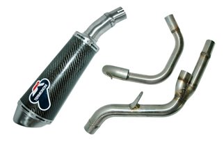 SCARICO TERMINALE SLIP ON OVAL TERMIGNONI S065080CO SUZUKI GLADIUS 2009-2019 OMOLOGATO INOX CARBONIO