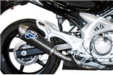 SCARICO TERMINALE SLIP ON OVAL TERMIGNONI S065080CO SUZUKI GLADIUS 2009-2019 OMOLOGATO INOX CARBONIO