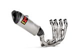 Sistema Di Scarico Completo Akrapovič S-B10R5-APLT Linea Racing Titanio Bmw S 1000 R 2021 - 2024