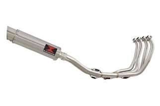 Gp Rundes 360 mm Edelstahl-Endrohr YAMAHA YZF1000 R Thunderace 1996-2003 Black Widow