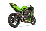 Sistema di Scarico Completo Akrapovic S-K2R3-APC in carbonio Kawasaki Ninja ZX-4R 2023-2024