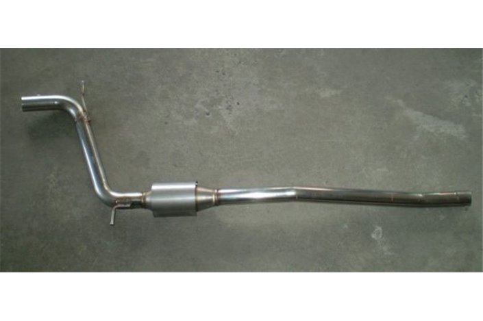 SCARICO SEZIONE CENTRALE CON CATALIZZATORE HJS PER SKODA FABIA IN ACCIAIO