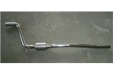 CENTRAL SECTION EXHAUST WITH HJS CATALYST FOR SKODA FABIA IN STEEL
