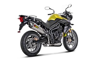 Silencer Exhaust Akrapovič Slip-On Line Titanium Triumph Tiger 800 Xc-Xr-Xrx-Xcx-Xrt-Xca (2011 - 2016)