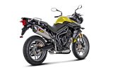 Silencer Exhaust Akrapovič Slip-On Line Titanium Triumph Tiger 800 Xc-Xr-Xrx-Xcx-Xrt-Xca (2011 - 2016)