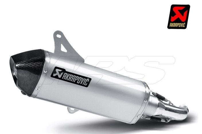 SCARICO TERMINALE SLIP ON AKRAPOVIC INOX VESPA PIAGGIO GTS 125/250/300 GTV 250/300 S-VE3SO6-HRSS