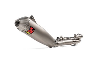 Système Complet D'Échappement Akrapovič Ligne Évolution Fantic Xef 450 (2022 - 2023)