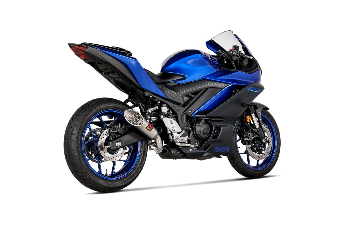 Akrapovic S-Y3SO6-IVOSS Exhaust Muffler in Ss Yamaha R3 2022 - 2025
