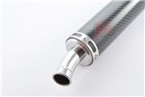 Schalldämpfer Auspuff Jl Exhausts 2 Kohlefaser Zum Anschrauben Yamaha Tz350 G