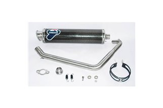 SCARICO COMPLETO TERMIGNONI Y088094CR YAMAHA YZF R 125 2008-2013 NON OMOLOGATO INOX CARBONIO