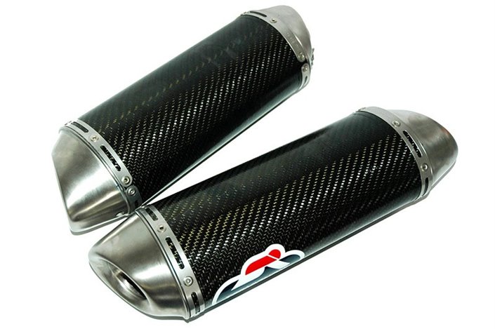 SCARICO COPPIA TERMINALI TERMIGNONI Y080090CO YAMAHA YZF R1 2009-2011 OMOLOGATO SLIP ON INOX CARBONIO