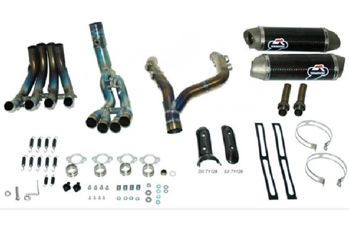 SCARICO COMPLETO RACING TERMIGNONI Y092094CO YAMAHA YZF R1 2009-2011 INOX CARBONIO