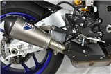 SCARICO COMPLETO TERMIGNONI Y124094SO01 SLIP ON CONICAL RELEVANCE  YAMAHA N-MAX 125 / 155 17-20 NON OMOLOGATO TITANIO