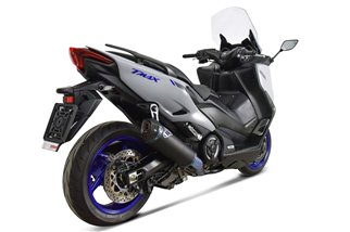 SCARICO COMPLETO RACING TERMIGNONI Y12609400BNC YAMAHA T-MAX 560 2020-2022 NON OMOLOGATO TITANIO NERO