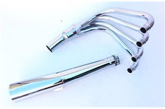 FULL EXHAUST SYSTEM 4 IN 1 CHROME MARVING YAMAHA XJ 750 1984 1989