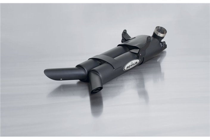 Sistema di scarico terminale 092782 098008LRB Buell XB-12S lightning in acciaio nero 2008