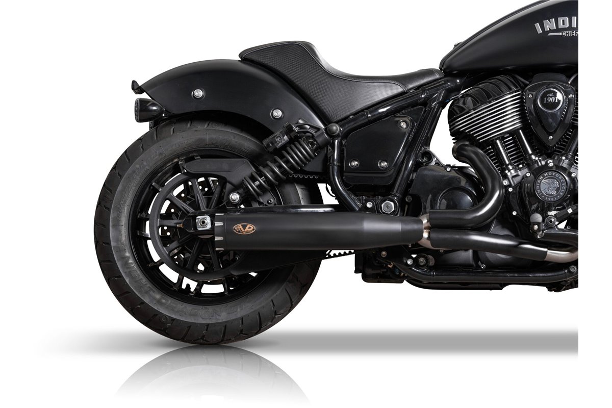 VPerformance 2 en 1 Dark pot d'échappement complet AIND0100031 Indian Chief 2021-2024