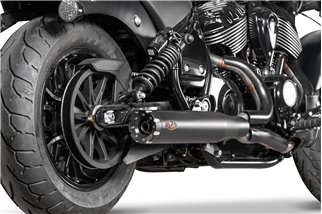 VPerformance 2 en 1 Dark pot d'échappement complet AIND0100031 Indian Chief 2021-2024
