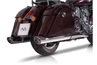 Scarico coppia Silenziatori VPerformance Cromato AIND0020002 Indian Roadmaster