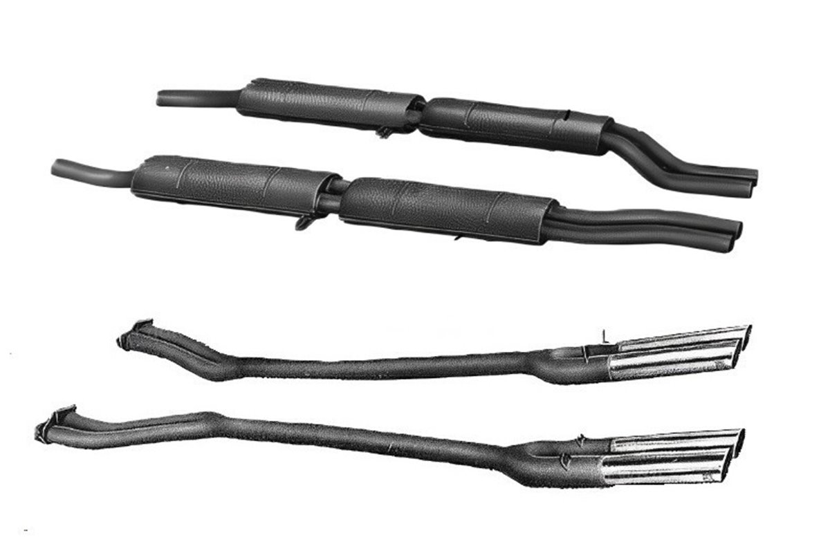 Kit d'échappement complet route Ansa Ferrari 250 SWB de 1959 à 1963
