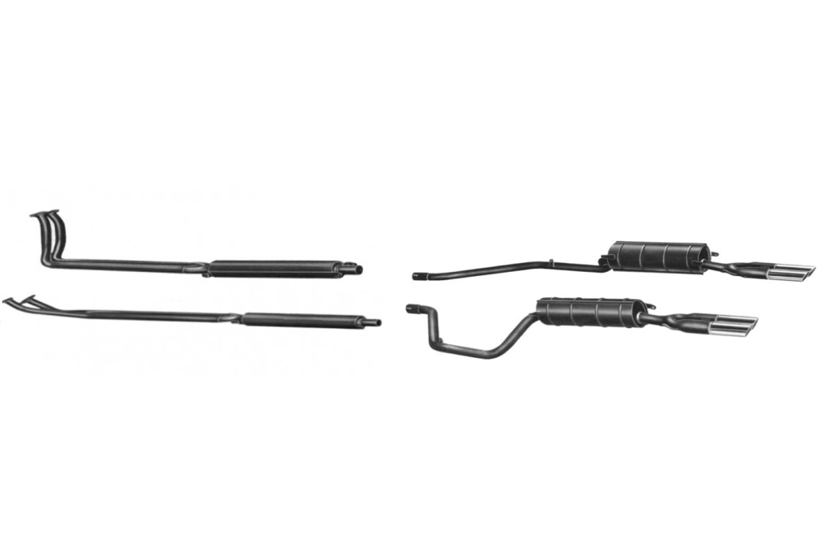 Kit scarico Ansa Lamborghini 400 GT 2+2 dal 1966 al 1968