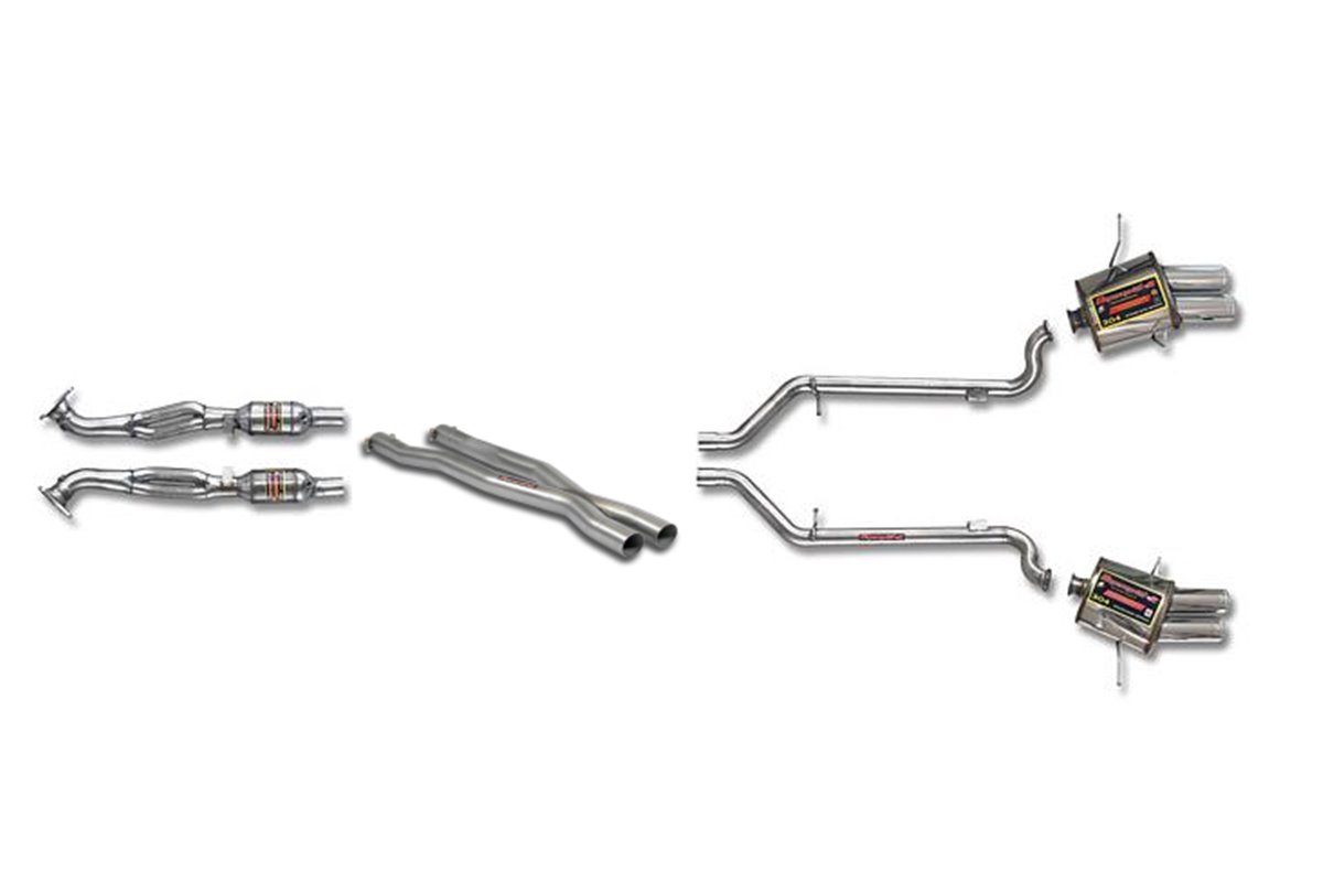 Scarico completo Supersprint Maserati Coupè 4200 GT V8 (Motore F136 - 390 Hp) dal 2002 al 2004