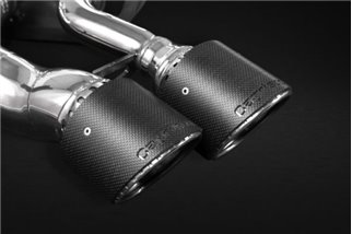 Valved exhaust + CES3 capristo carbon central pipes and terminals BMW X5/6M F15/16 2013-2018
