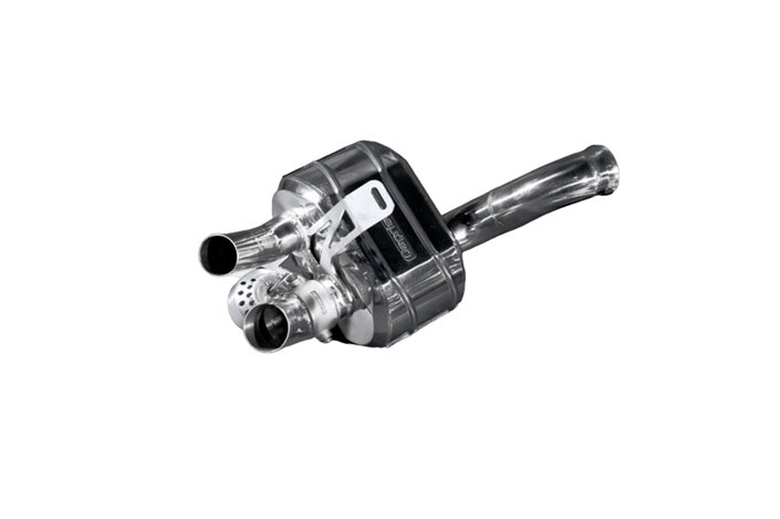 Terminal exhaust with Capristo valve Ferrari California 2008-2013 stainless steel