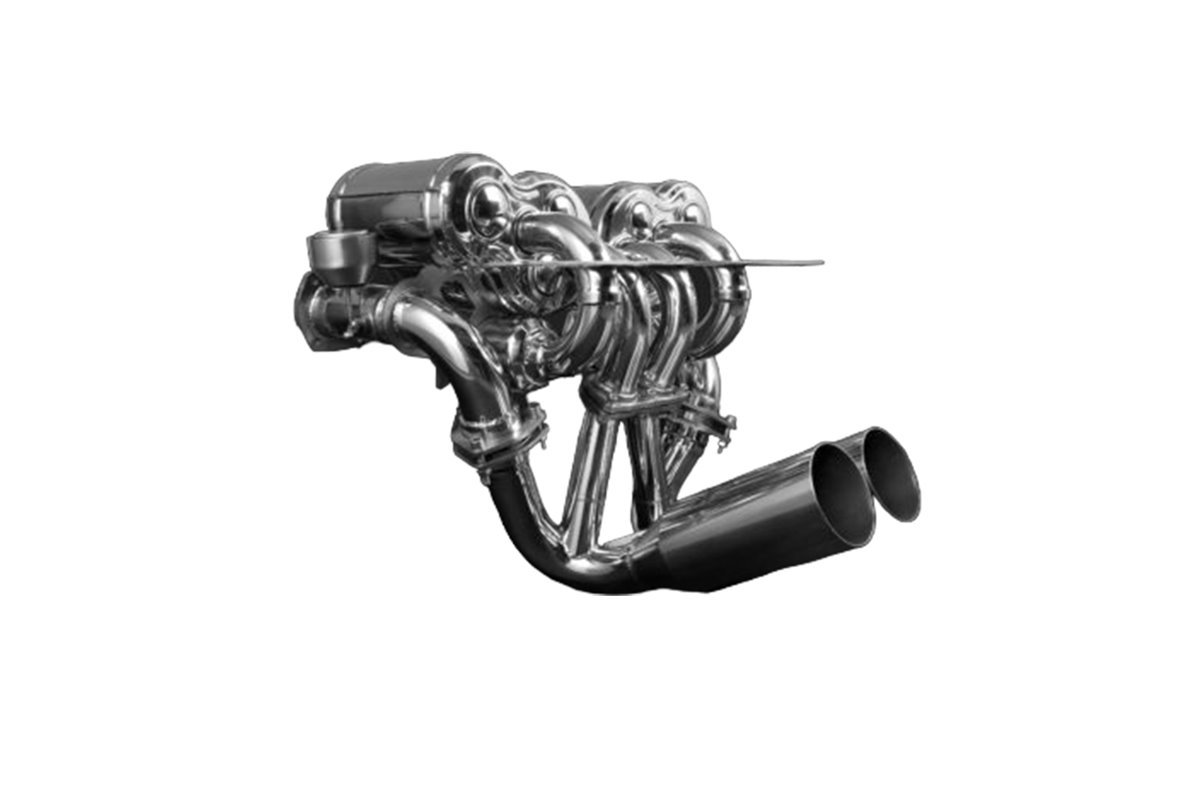 Terminal exhaust with Capristo valve Lamborghini Murcielago LP580 2001-2006