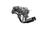 Terminal exhaust with Capristo valve Lamborghini Murcielago LP580 2001-2006