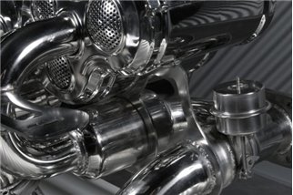 Terminal exhaust with Capristo valve Lamborghini Murcielago LP580 2001-2006