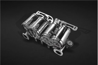 Terminal exhaust with Capristo valve Lamborghini Murcielago LP580 2001-2006