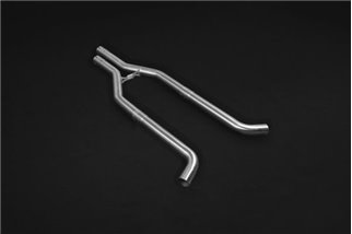 Terminal d'échappement avec valve + tuyaux centraux (CES3) Capristo Mercedes AMG GL /GLS 63 X166