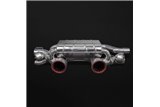 Carbon fiber exhaust with valve and 250 cell catalysts for PSE Capristo Porsche 991.2 Carrera GTS 2017 - 2020