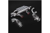 Carbon fiber exhaust with valve and 250 cell catalysts for PSE Capristo Porsche 991.2 Carrera GTS 2017 - 2020