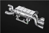 Carbon fiber exhaust with valve and 250 cell catalysts for PSE Capristo Porsche 991.2 Carrera GTS 2017 - 2020