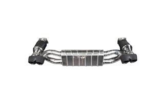 Terminal exhaust with valve sports catalysts 250 cells CES3 Capristo Porsche 997.2 Turbo/S 2009-2012