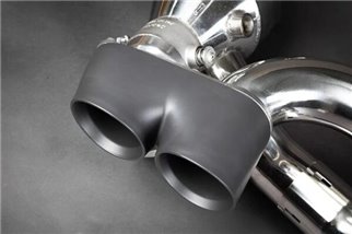 Terminal exhaust with valve sports catalysts 250 cells CES3 Capristo Porsche 997.2 Turbo/S 2009-2012