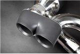 Terminal exhaust with valve sports catalysts 250 cells CES3 Capristo Porsche 997.2 Turbo/S 2009-2012