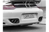 Terminal exhaust with valve sports catalysts 250 cells CES3 Capristo Porsche 997.2 Turbo/S 2009-2012
