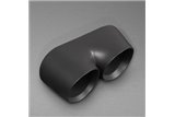 Terminal exhaust with valve sports catalysts 250 cells CES3 Capristo Porsche 997.2 Turbo/S 2009-2012