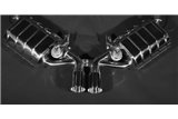 Terminal exhaust with CES3 Capristo valve Porsche 987 Cayman MK1