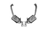 Scarico terminale con valvola CES3 decatalizzato Capristo Porsche 987 Boxster Cayman MK2 2009-2012