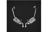 Scarico terminale con valvola CES3 decatalizzato Capristo Porsche 987 Boxster Cayman MK2 2009-2012